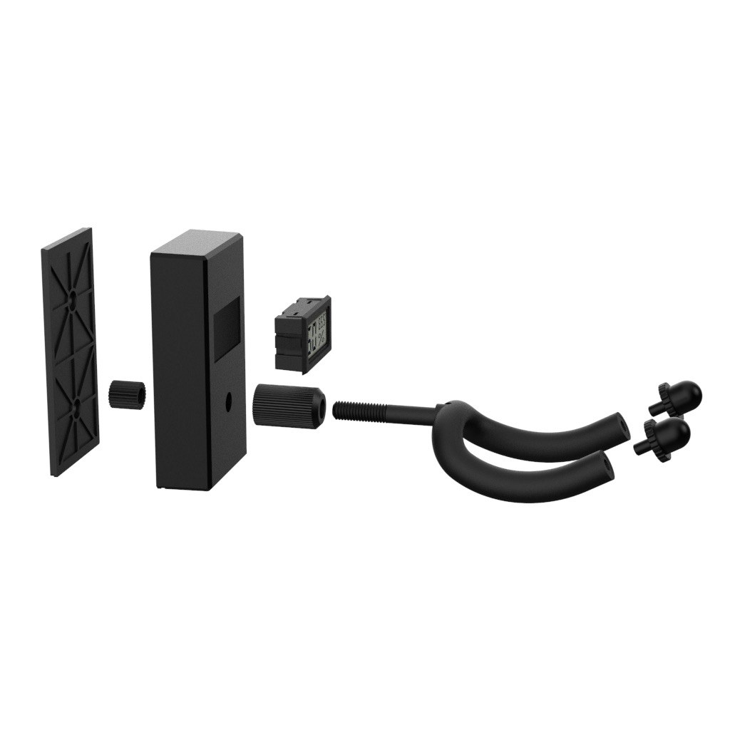 HygroMount exploded hardware view